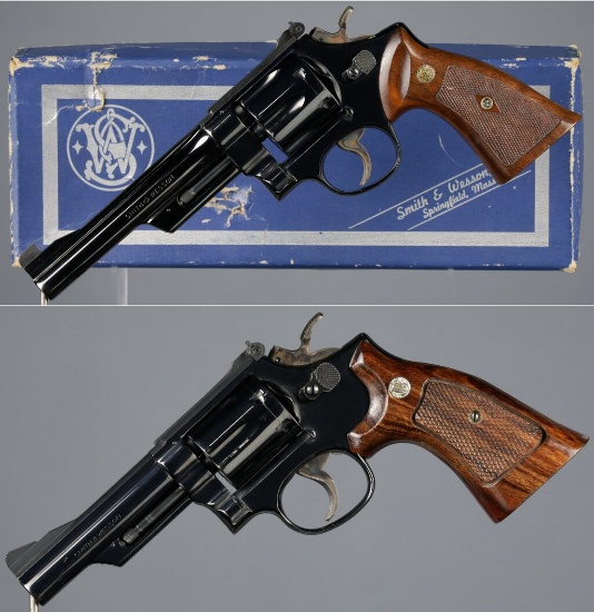 Two Smith & Wesson Double Action Revolvers