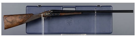 Engraved and Gold Inlaid Beretta Model 471 EL Shotgun