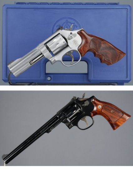 Two Smith & Wesson Double Action Revolvers