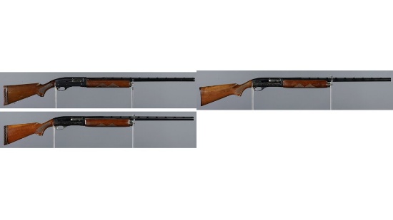 Three Remington Sportsman Semi-Automatic Shotguns