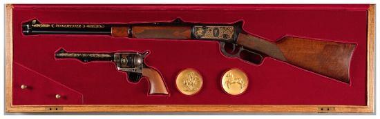 Cased Winchester-Colt Commemorative Set