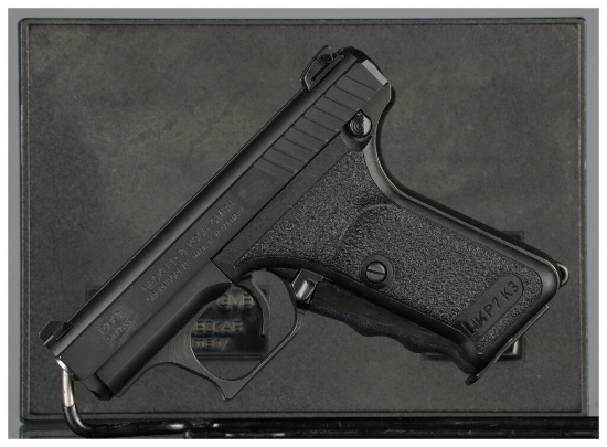 Heckler & Koch Model P7 K3 Semi-Automatic Pistol with Case