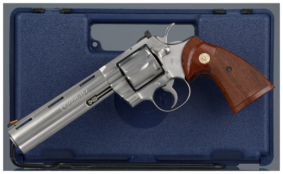 Colt Python Double Action Revolver with Case