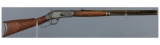 Antique Engraved Winchester Model 1873 Lever Action Rifle