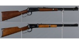 Two Winchester Lever Action Carbines