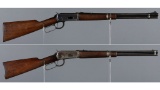 Two Winchester Model 94 Lever Action Carbines