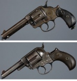 Two Antique Colt Double Action Revolvers