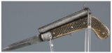 Unmarked Percussion Knife Pistol