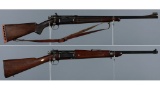 Two U.S. Springfield Krag-Jorgensen Model 1898 Rifles