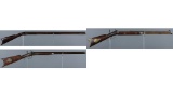 Three American Muzzleloading Percussion Rifles