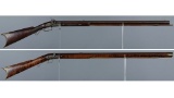 Two American Muzzleloading Percussion Rifles