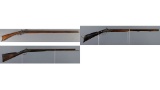 Three American Percussion Rifles