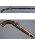 Two Spanish Style Miquelet Firearms