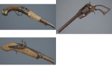 Three Handguns