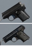 Two European Semi-Automatic Pocket Pistols