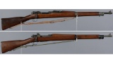 Two U.S. Model 1903 Bolt Action Military Rifles