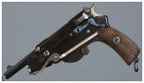 V.C. Schilling Model 1896 No. 2  Folding Trigger Bergmann Pistol