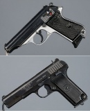 Two European Military Pattern Semi-Automatic Pistols