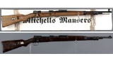 Two World War II German Mauser 98 Bolt Action Rifles