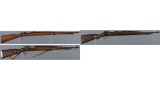 Three European Military Mauser Pattern Bolt Action Rifles