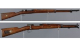 Two Swedish Mauser Bolt Action Rifles
