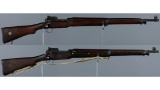 Two British Contract Winchester Pattern 14 Bolt Action Rifles