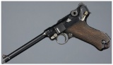 DWM Blank Chamber Luger Semi-Automatic Pistol