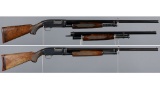 Two Winchester Model 12 Slide Action Shotguns