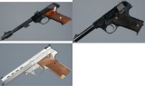 Three High Standard .22 LR Semi-Automatic Pistols