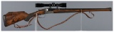 Greifelt & Co. Single Shot Rifle with Schmidt & Bender Scope
