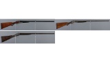 Three European Double Barrel Shotguns
