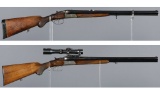 Two J.P. Sauer & Sohn Boxlock Drillings