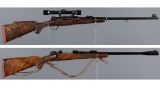 Two Bolt Action Sporting Rifles