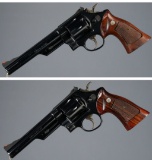 Two Smith & Wesson N Frame Double Action Revolvers