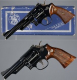 Two Smith & Wesson Double Action Revolvers