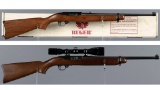 Two Ruger Semi-Automatic Sporting Rifles