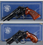 Two Smith & Wesson Model 24-3 Double Action Revolvers with Boxes