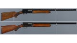 Two Belgian Browning Auto-5 Semi-Automatic Shotguns