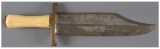 Randall Model 12-11 Brass Back Smithsonian Bowie Knife