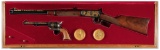 Cased Winchester-Colt Commemorative Set with Factory Letters