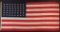 U.S. 48-Star Sea Hoisting Ensign from Cruiser USS Tuscaloosa