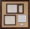 Three Framed Documents Relating to Sheriff Pat Garrett