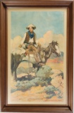Framed Colt's Patent Fire Arms 