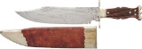 Broomhead & Thomas Celebrated American Hunting Knife with Sheath