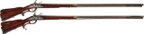 Pair of German Flintlock Guns with Diego Esquibel Barrels