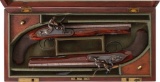 Pair of William & Samuel Rooke Flintlock Dueling Pistols