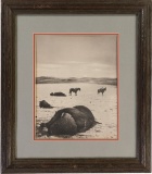 Framed Collotype Print of L.A. Huffman's 