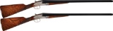 Matched Pair of Arrieta y Cia Sidelock Shotguns with Boxes