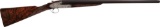 Tomasoni Engraved Ivo Fabbri Self-Opening Sidelock Shotgun