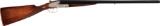 Factory Engraved August Francotte Sidelock Double Barrel Shotgun